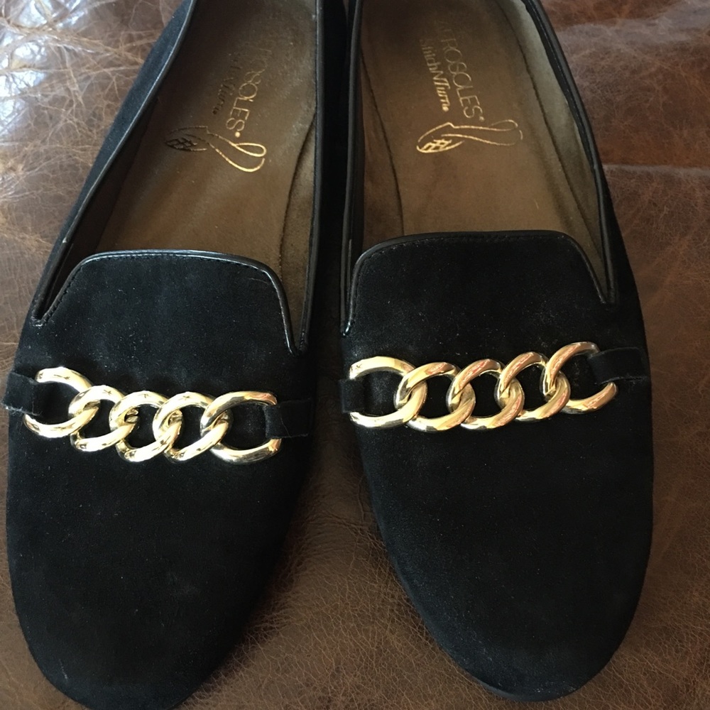 Aerosoles Black Velvet Loafer
